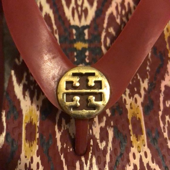 Red Tory Burch flip flops - Picture 7 of 7